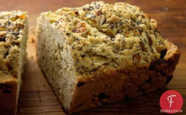Cebola e semente de papoula Pão Rápido