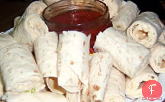 Rolinhos De Cebola De Queijo