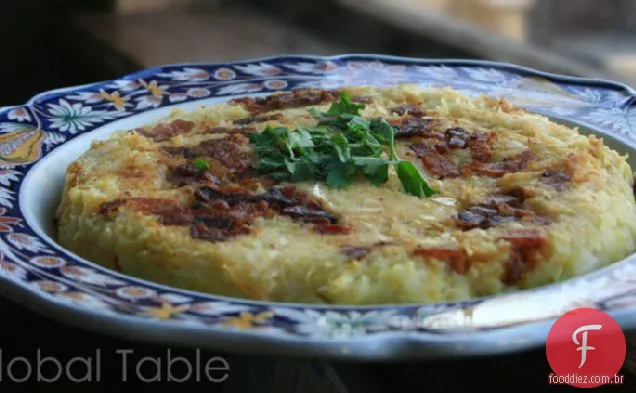 Trinxat andorrano (batatas, repolho e Bacon)