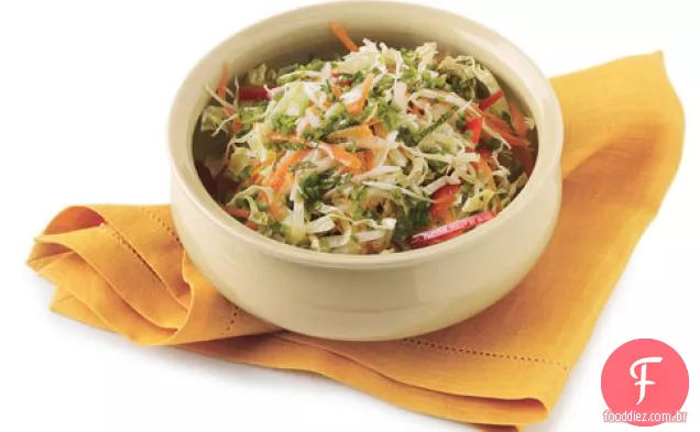 Savoy Slaw Com Hortelã E Coentro
