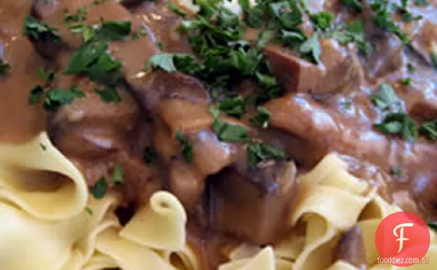 Stroganoff De Cogumelos Portobello
