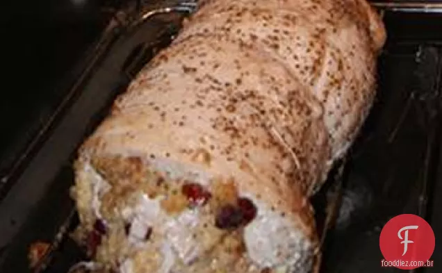 Lombo De Porco Recheado Com Maçã Cranberry