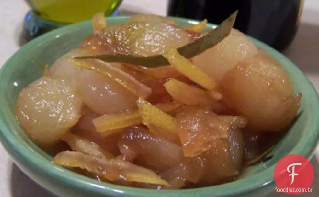 Cebolas doces e azedas para bebês
