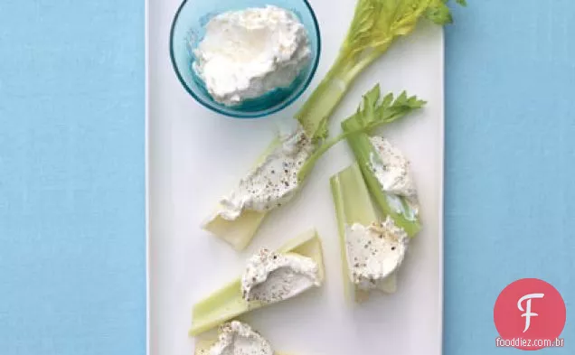 Queijo creme de rábano e aipo
