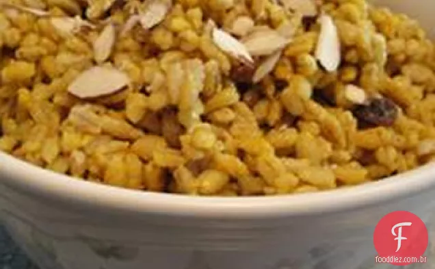 Pilaf De Cevada Curried Indiano
