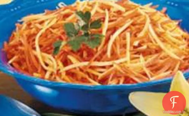 Cenoura Parsnip Stir-Fry