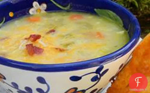 Sopa de milho-rápido e ótimo
