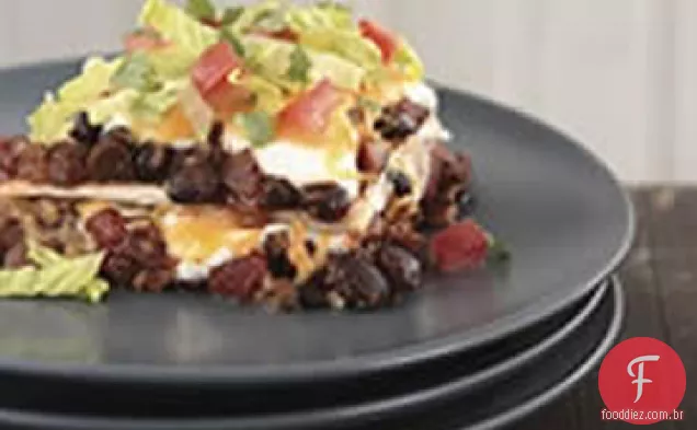 Enchilada Em Camadas Assar