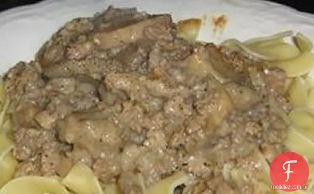 Lazygirl's Ground Turkey Stroganoff