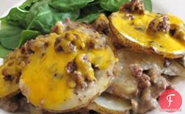 Caçarola De Batata Hambúrguer