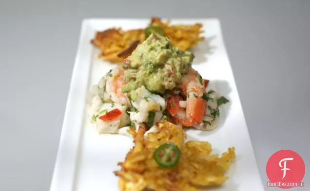 Ceviche Com Banana crocante