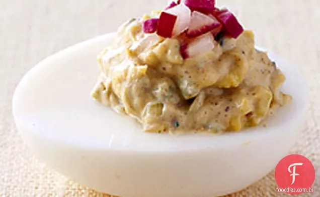 Garam Masala Deviled Eggs