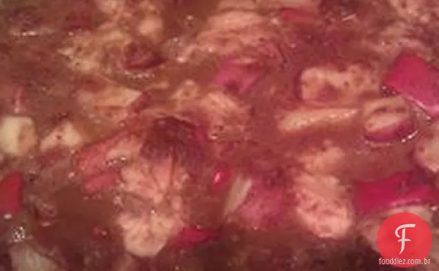 Curry-Frango Morango