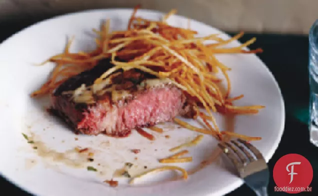 Bife de costela Pan-assado com Béarnaise (Entrecôte Béarnaise)