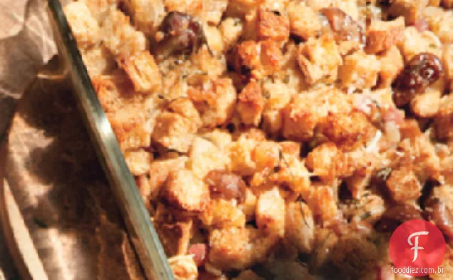 Recheio de trigo integral com Pancetta, castanhas e Parmesão