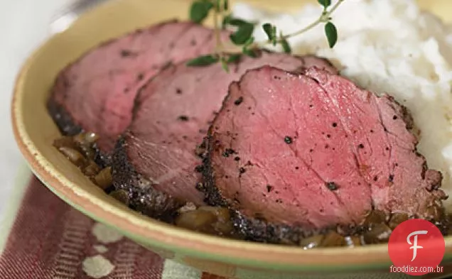 Lombo De Carne Com Crosta De Café