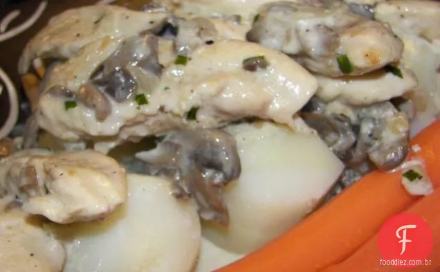Geschnetzeltes (frango ao Molho De Creme)