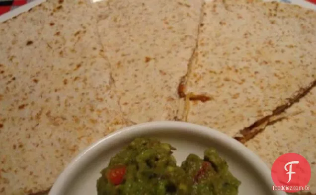 Bacon e queijo Quesadillas para dois