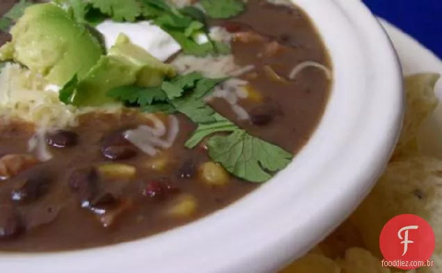 Coração E Alma Sopa De Feijão Preto