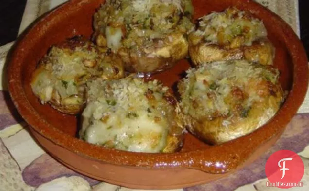 Cogumelos Com Queijo Azul