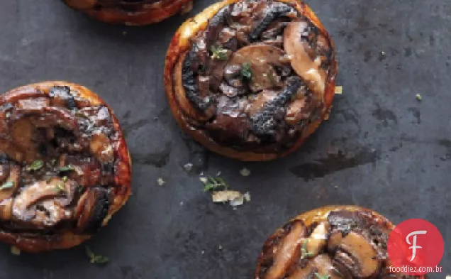 Tortinhas De Cogumelo De Cabeça Para Baixo