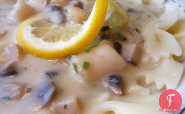 Rico e cremoso Coquilles St. Jacques