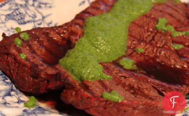 Carne E Molho Chimichurri