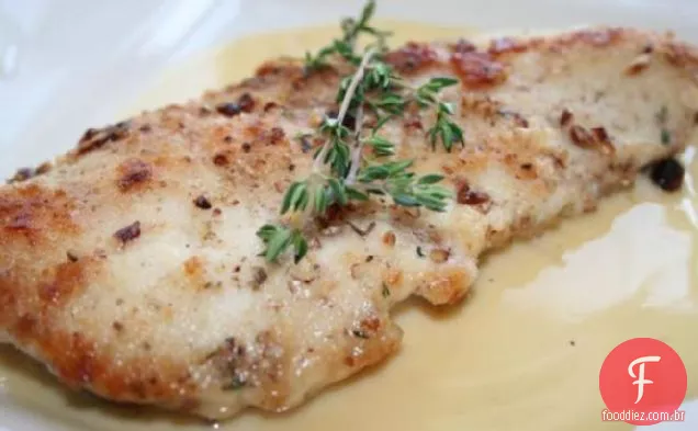 O frango Pecan mel do rancho em casa
