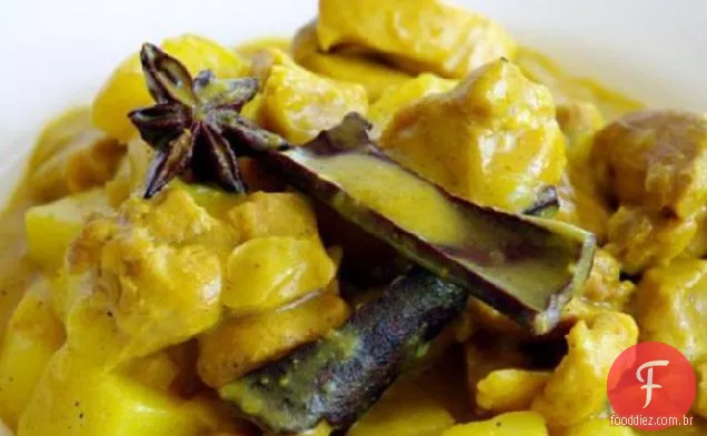 Frango malaio e Curry de batata