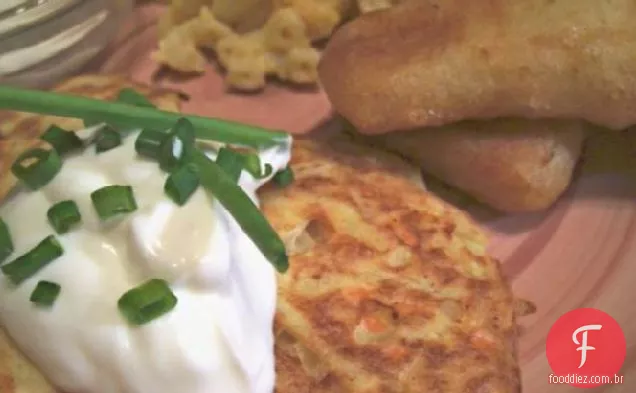 Aperitivos De Panqueca De Batata