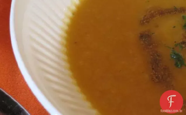 Cenoura Assada-Sopa De Erva-Doce