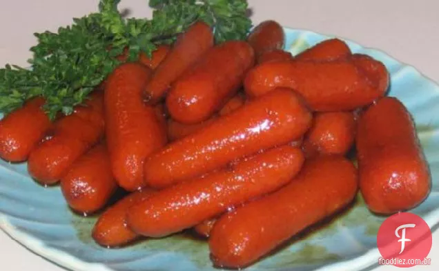 Cenouras Cristalizadas Com Molho De Melaço