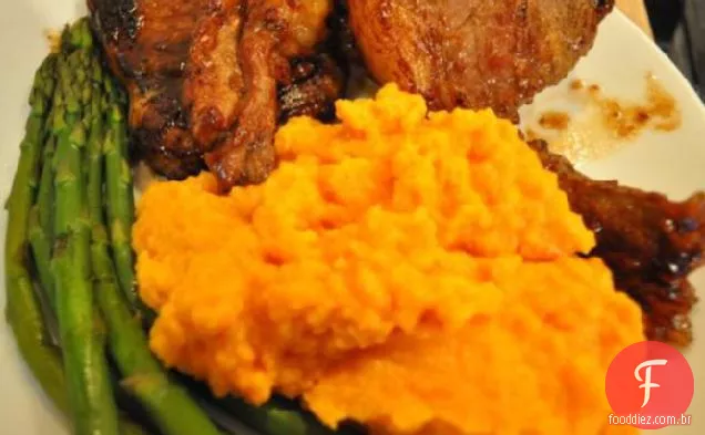 Batata Doce E Purê De Cenoura