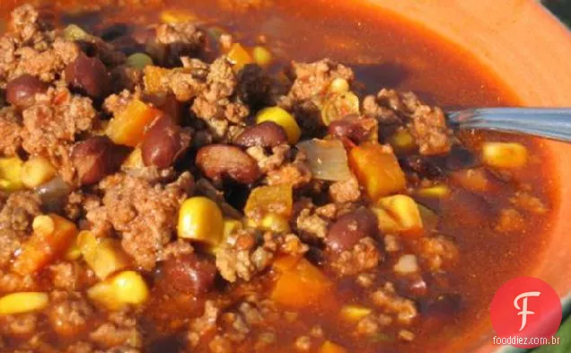 Salsa Beef Chili (Crock Pot)
