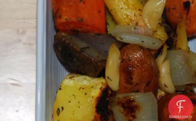 Rootin 'Tootin' Roasted Roots-Roasted Root Vegetables in Paper