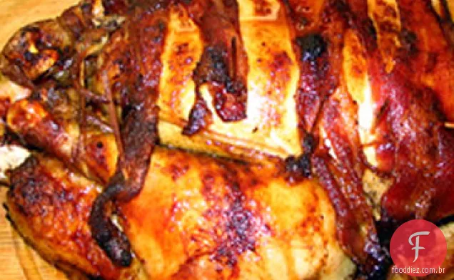 Frango Assado Com Bacon