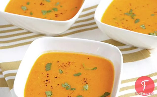 Sopa De Cenoura E Gengibre