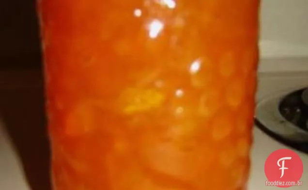 Marmelada de damasco, cenoura e Goji Berry