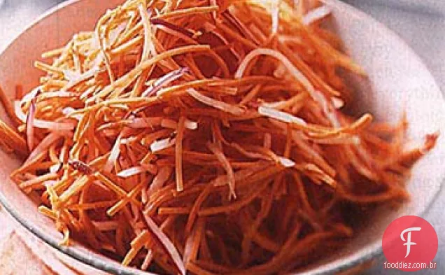Salada de cenoura e rabanete