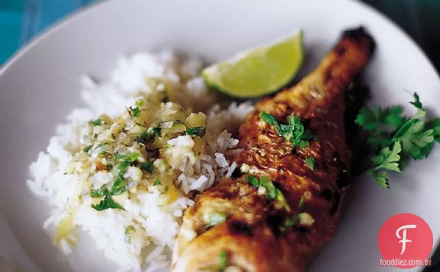 Peixe grelhado com molho au Chien