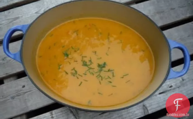 Sopa De Mel De Cenoura Gelada