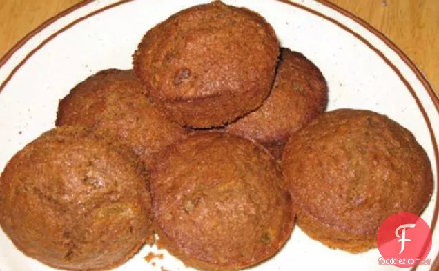 Muffins De Passas De Cenoura