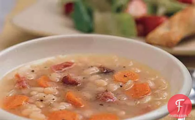 Sopa De Feijão Marinha Saudável