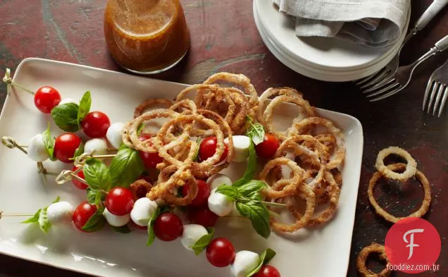 Espetos De Mussarela De Tomate