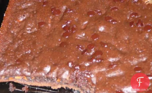 Bolo Leve Do Petisco Do Cacau Da Cenoura --(Brownies)