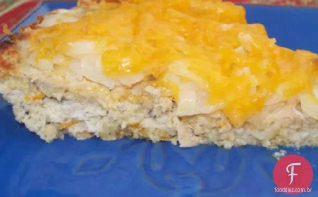 Torta de peru e Hash Browns