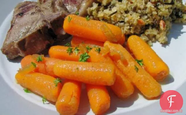 Cenouras Com Gengibre Caramelizado