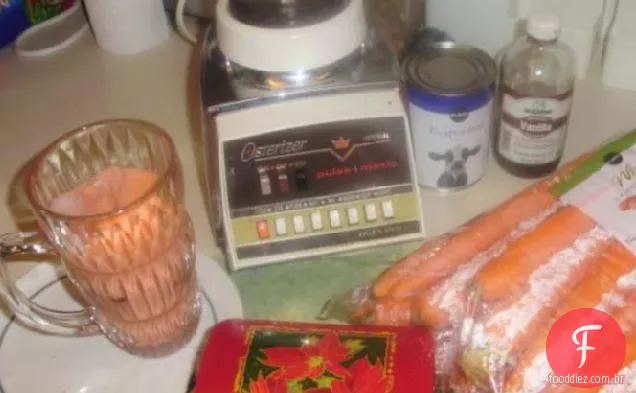 Suco de cenoura estilo Jamaicano da minha mãe