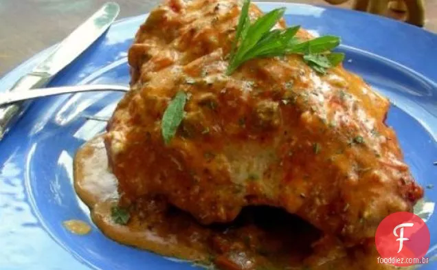 Frango Africano em Molho Vermelho Picante