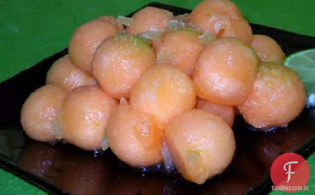 Gengibre Limão Melão Bolas